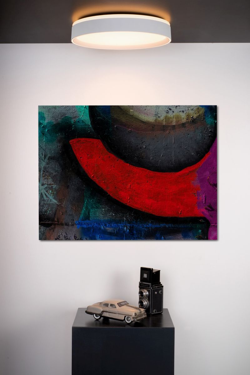 Lucide NURIA - Zapustené stropné svietidlo - Ø 30 cm - LED Dim. - 1x18W 2700K - 3 StepDim - Biela